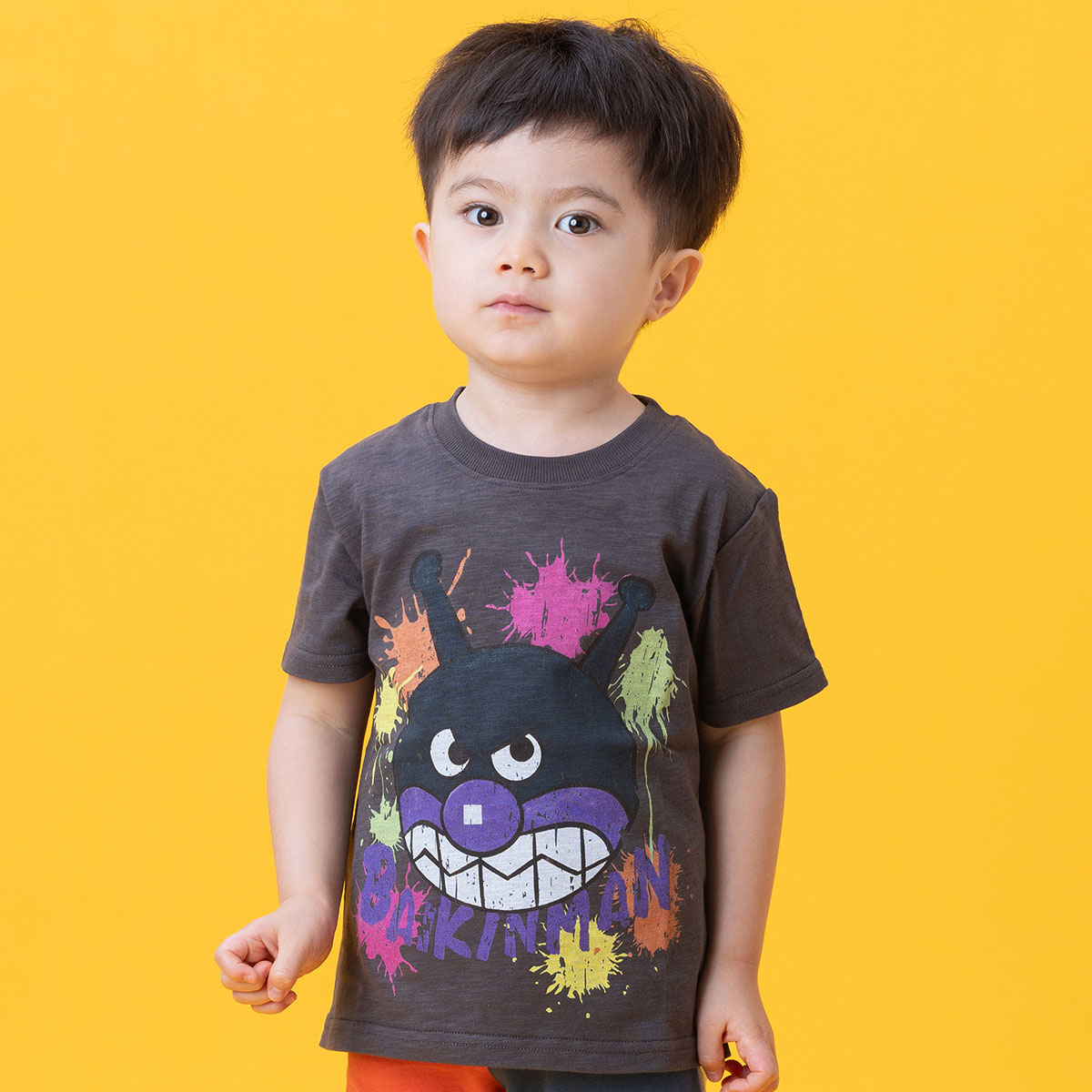 ヴィンテージライクばいきんまんお顔Tシャツ｜アイテム｜アンパンマン