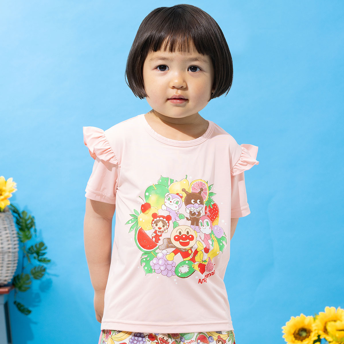 ソナタン様　リクエスト つぼみ花柄パジャマ2枚とつぼみパンティ6枚 水陸両用フルーツ柄半袖Tシャツ｜アイテム｜アンパンマンキッズ